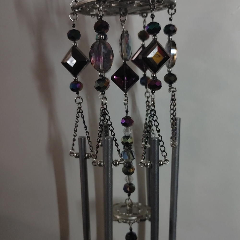 commisioned - boge8086 - Watermelon Beaded Suncatcher Wind Chime